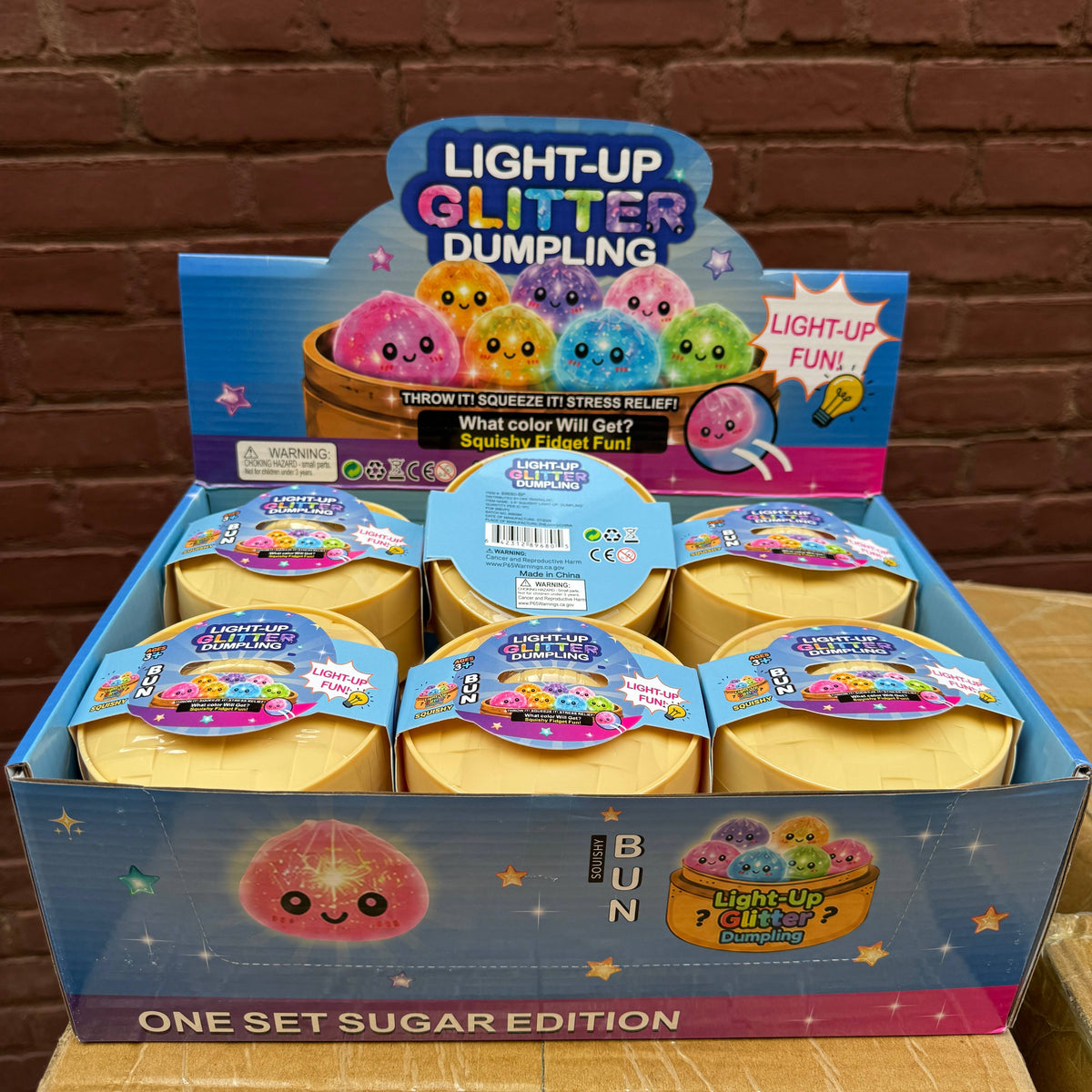 GEL Light Up Glitter Dumpling