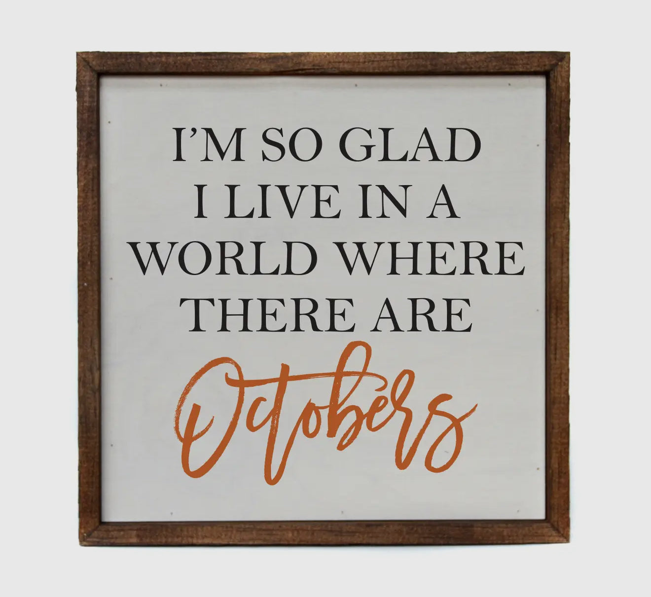 World With Octobers