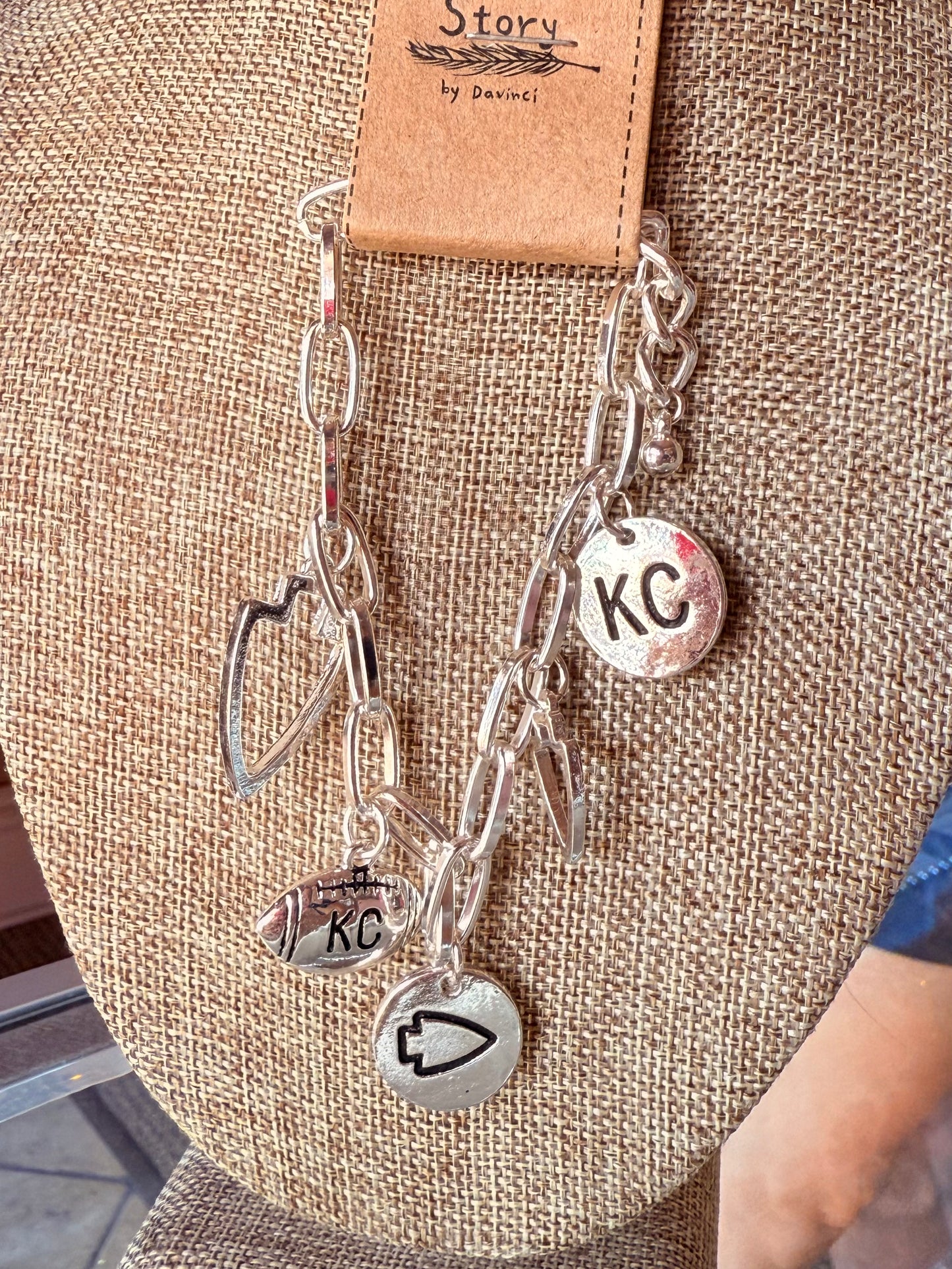 Silver KC Charm Pieces