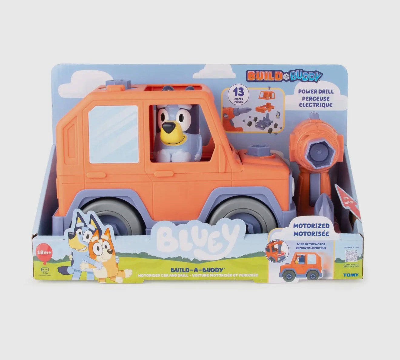 Bluey Motorized Family Car