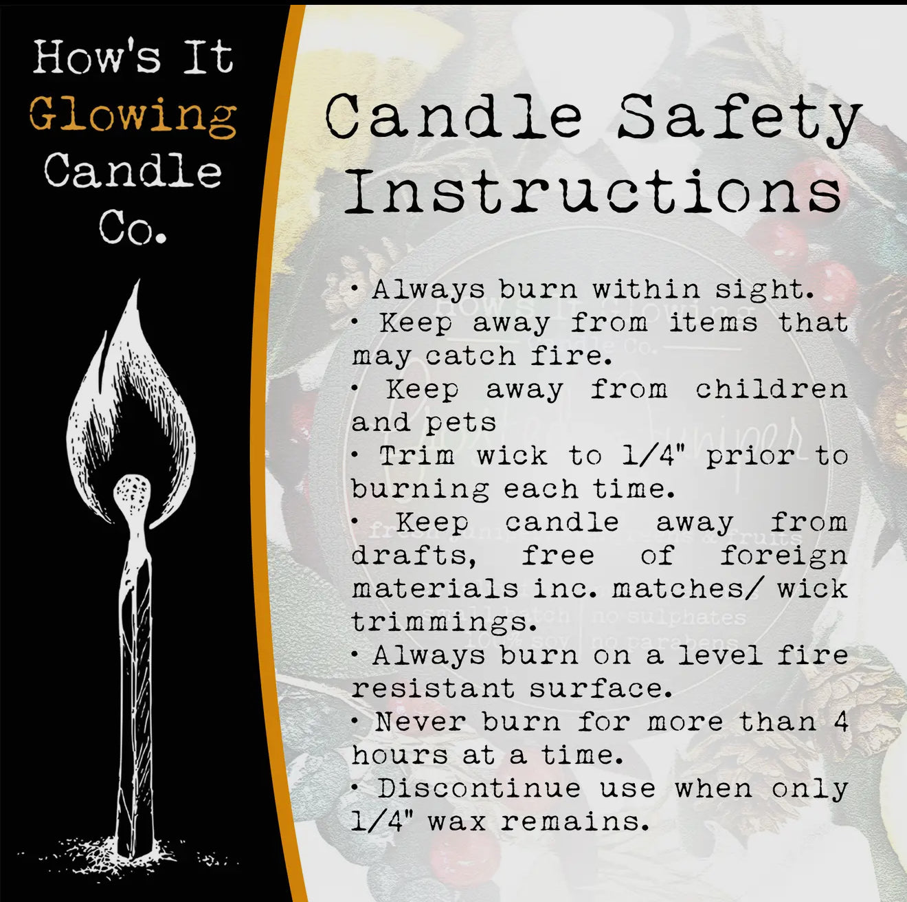 How’s It Glowing Candles