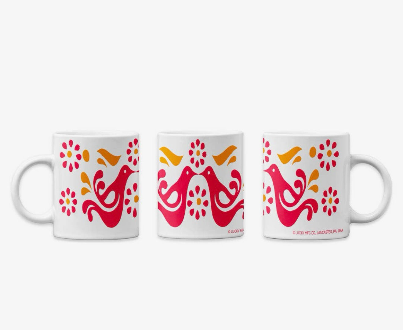 Vintage Pyrex Inspired 11oz Coffee Mugs