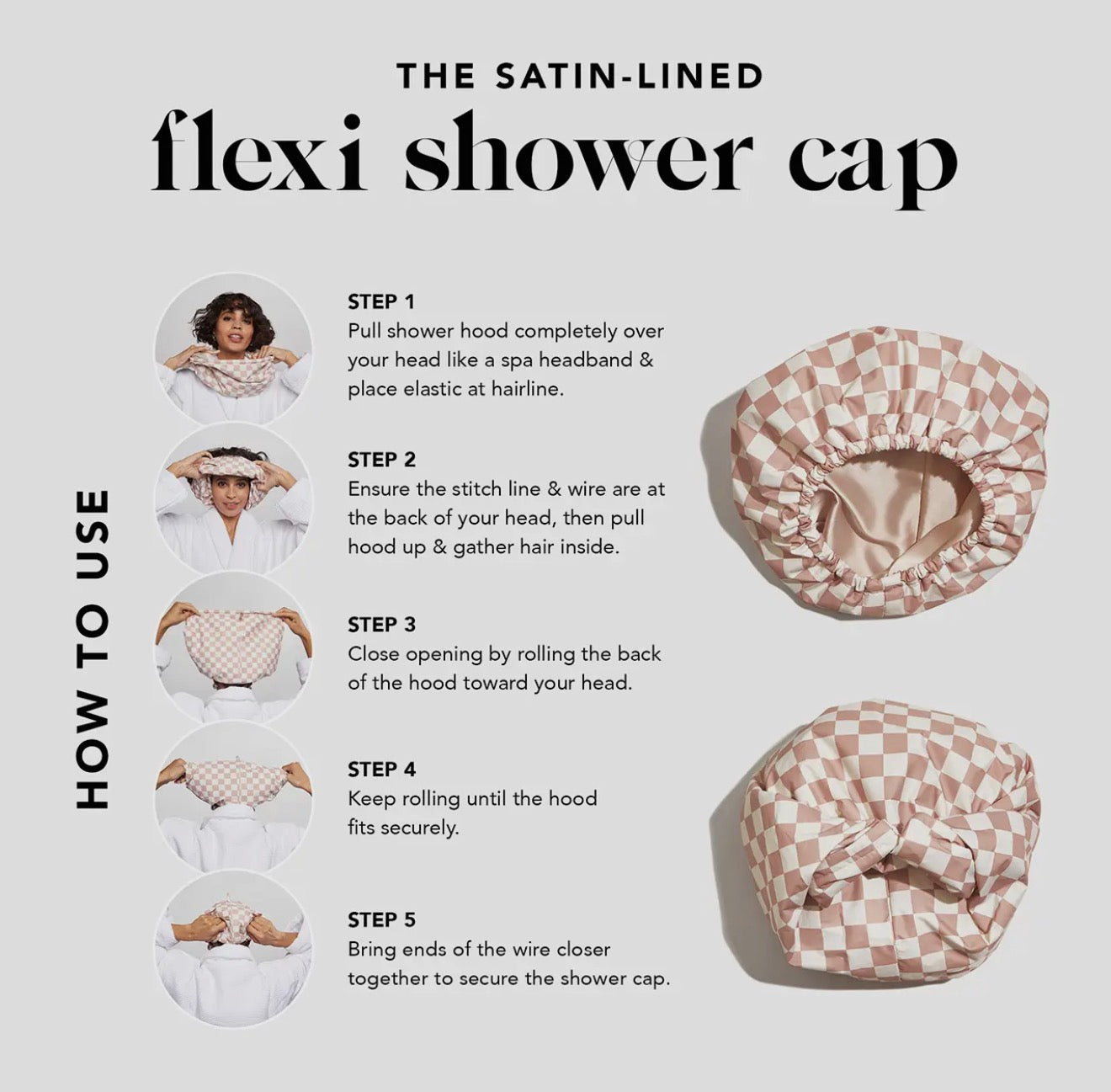 Kitsch Flexi Shower Cap