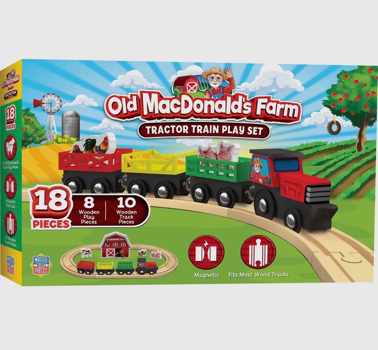 Tractor Train Play Set