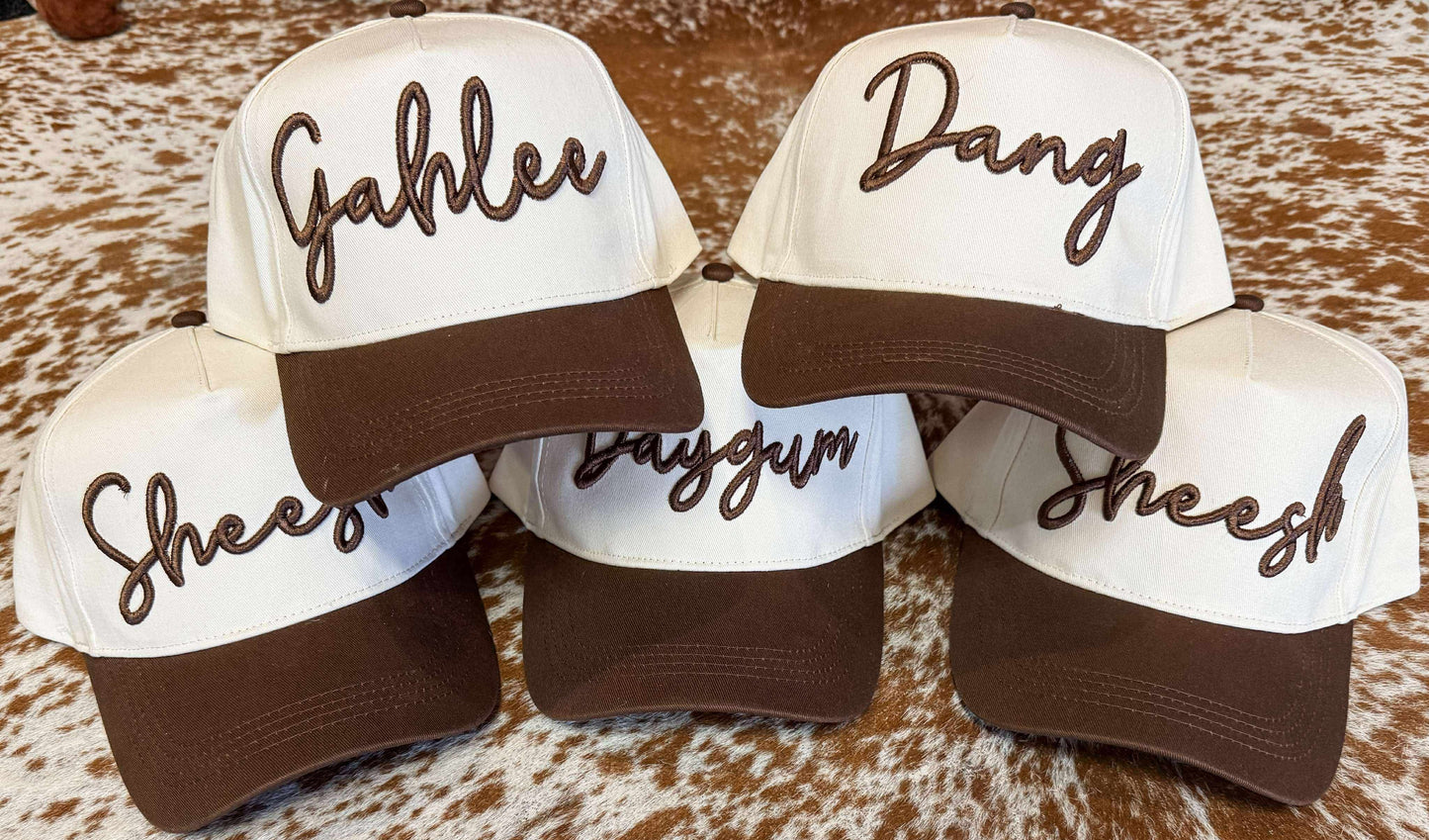 Country Cuss-Word Hats