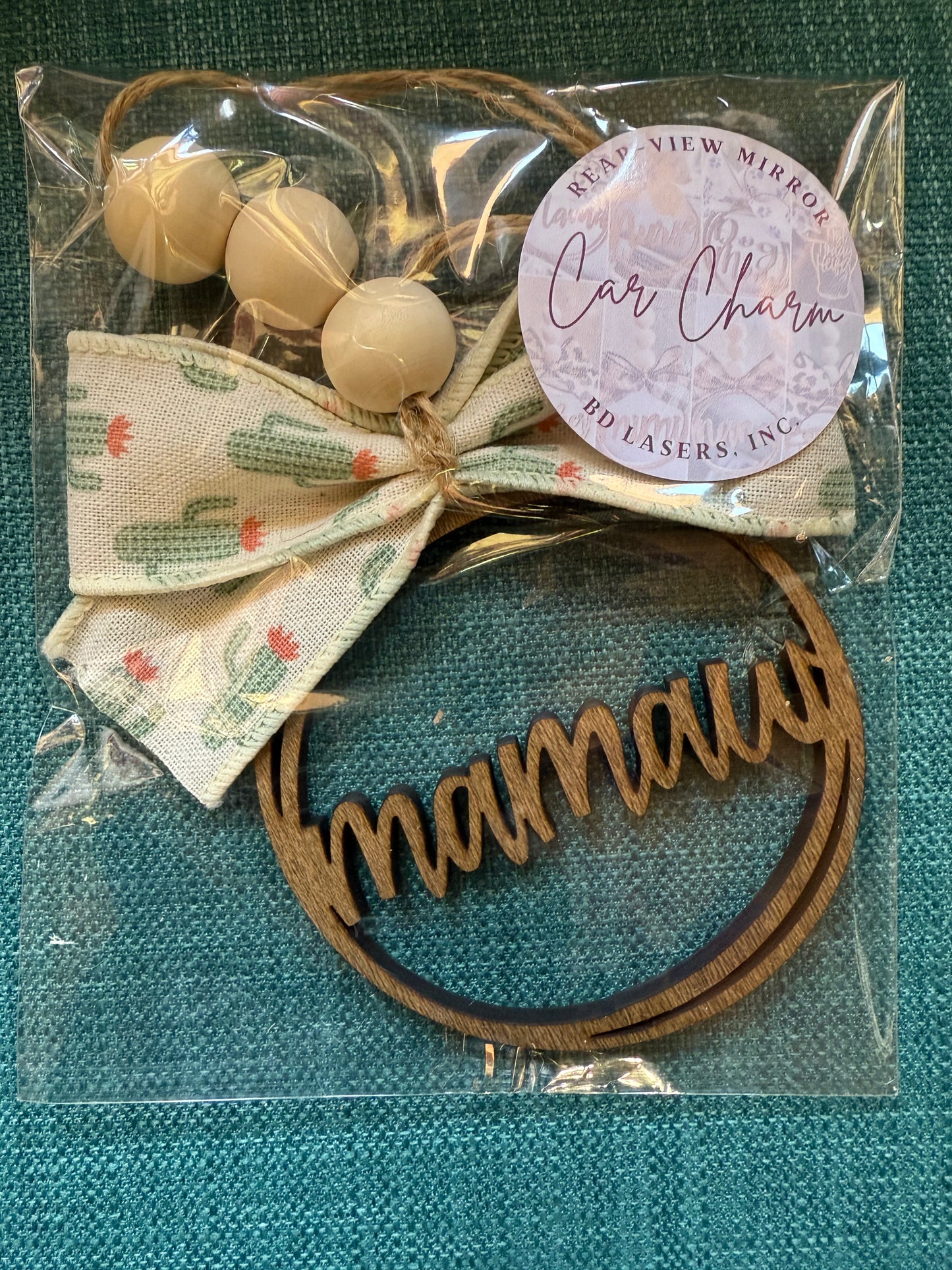 Rear View Mirror Charm