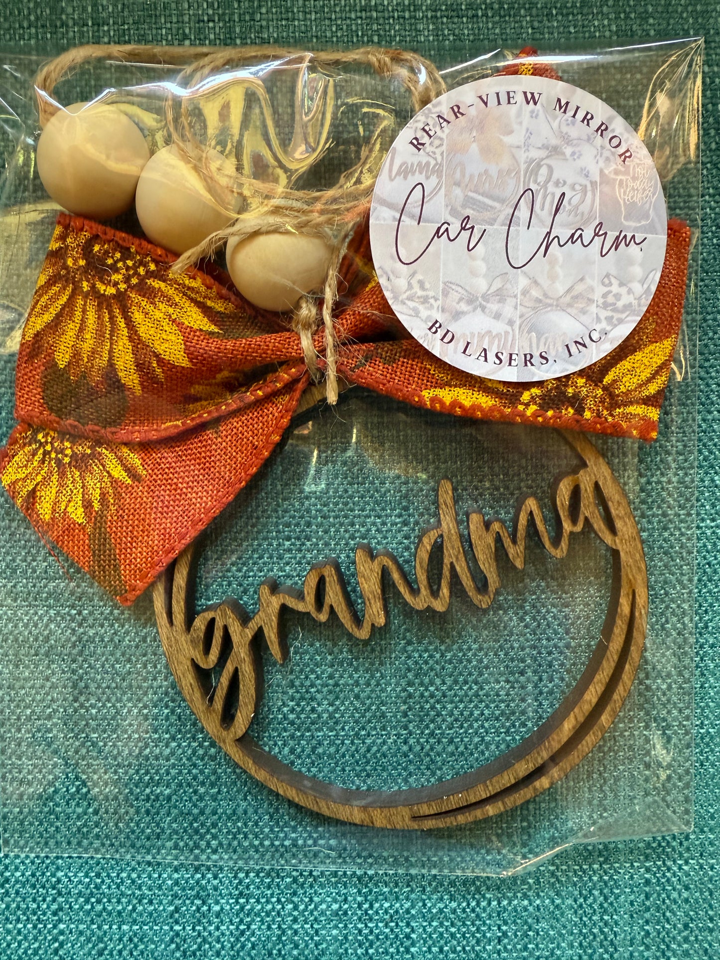 Rear View Mirror Charm