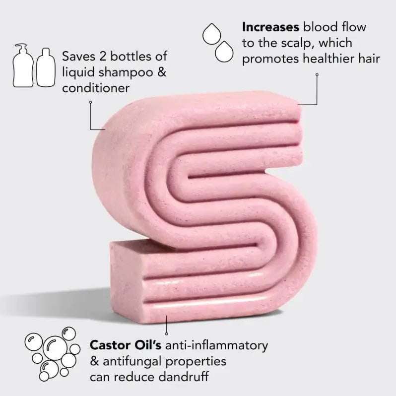 Kitsch Castor Oil Nourishing Shampoo Bar