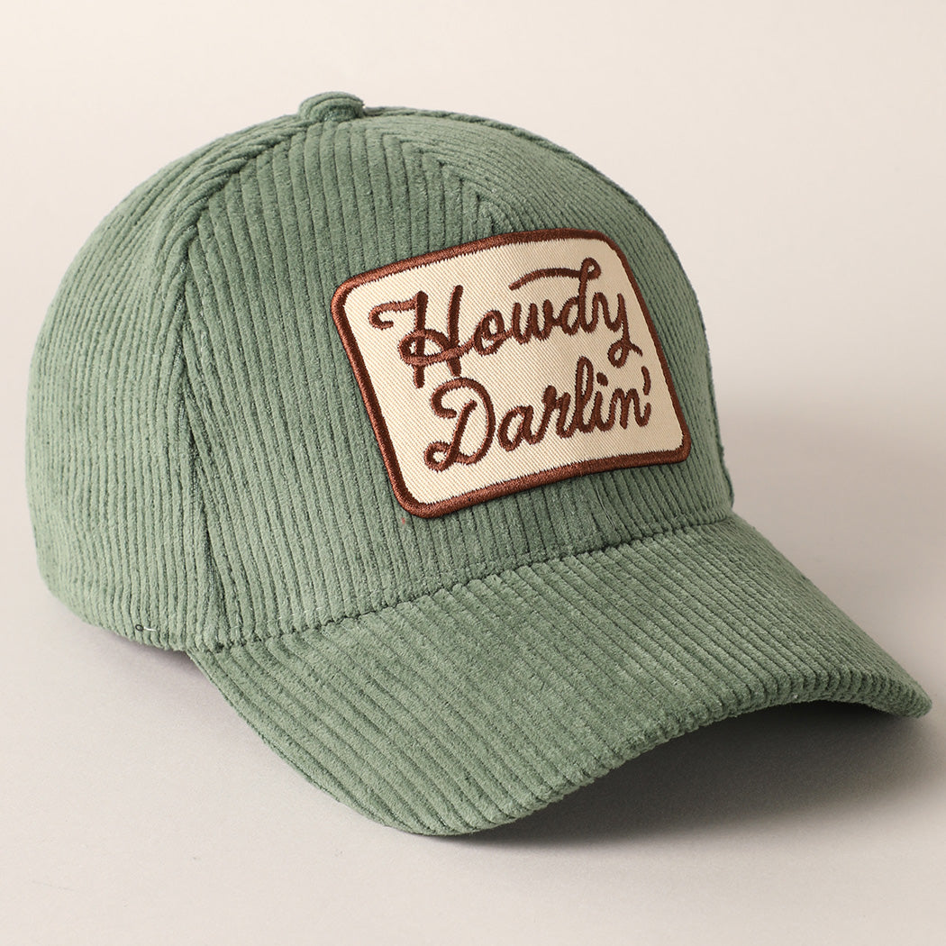 Howdy Darlin' Corduroy Hat