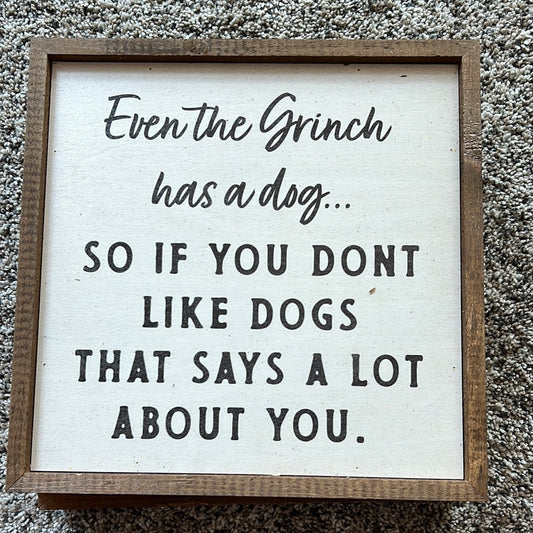 Grinch Sign