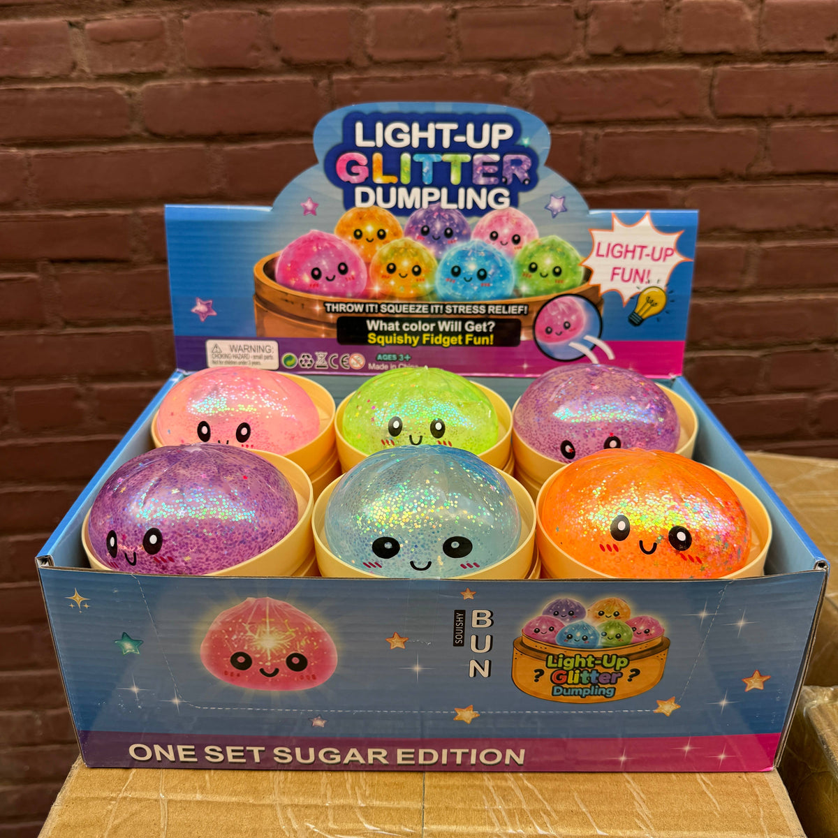 GEL Light Up Glitter Dumpling
