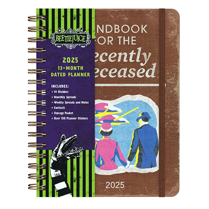 2025 Beetlejuice 13-Month Weekly Planner