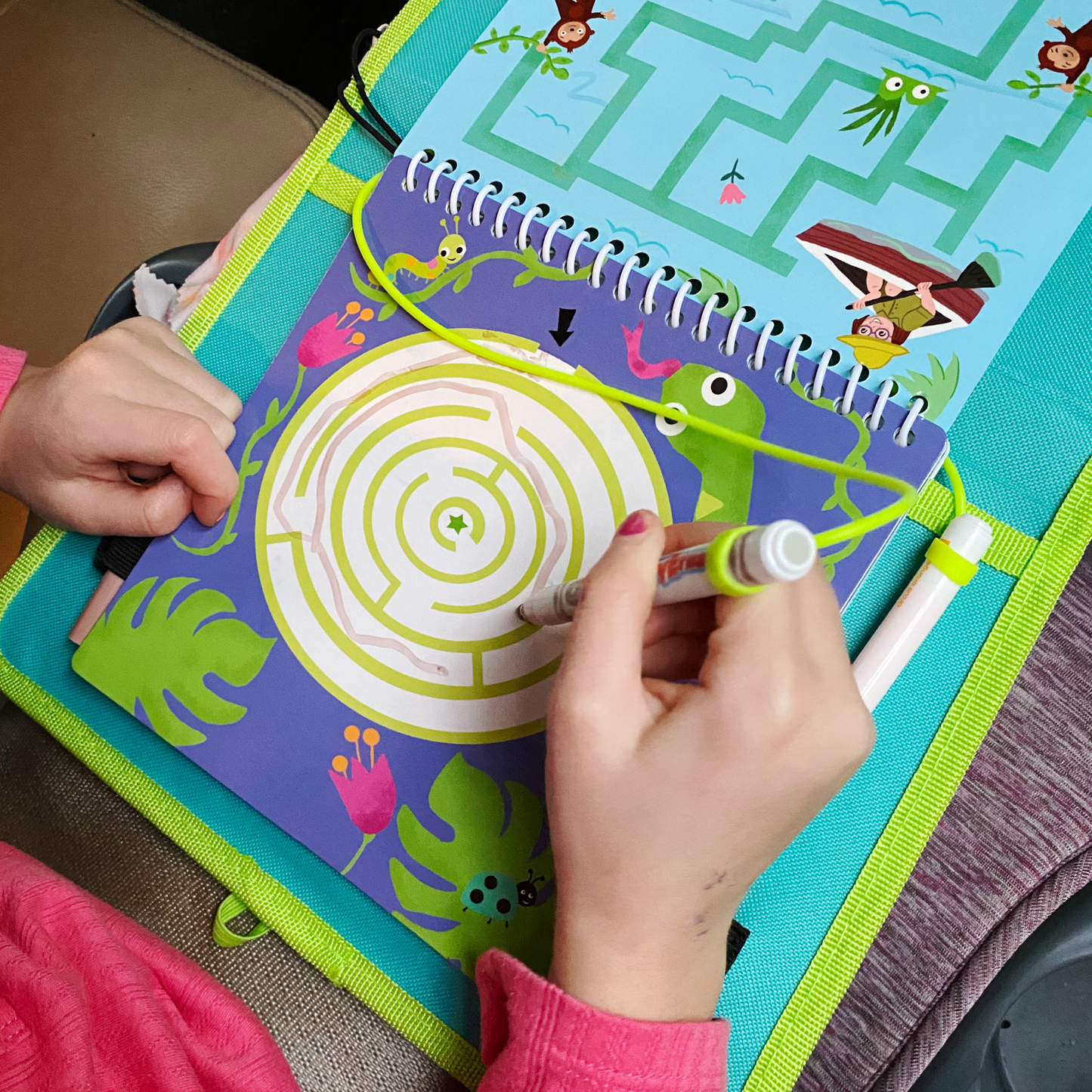 Totebook Dry Erase Kids Travel Activity Kit (with stickers!)