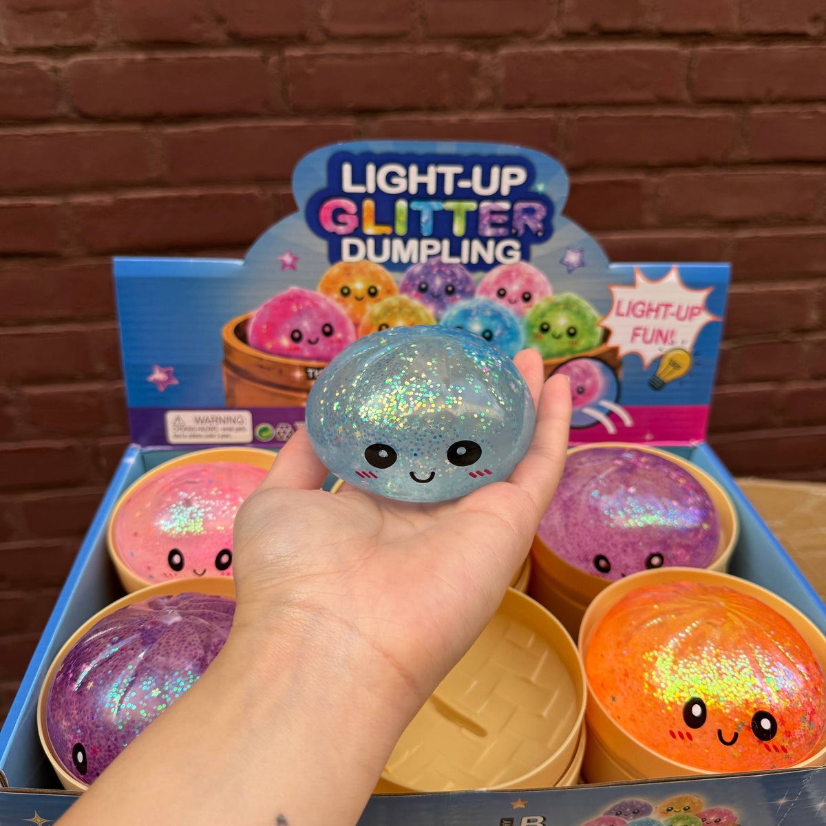 GEL Light Up Glitter Dumpling