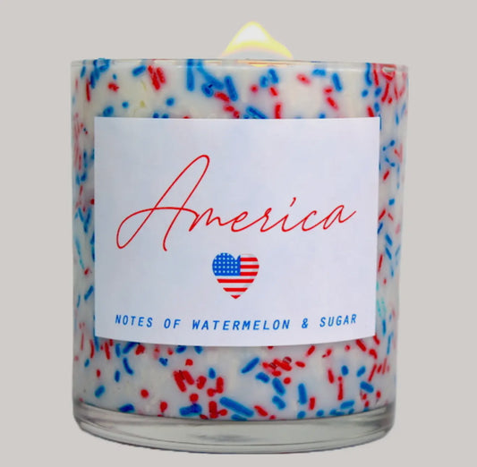4th Of July Candle