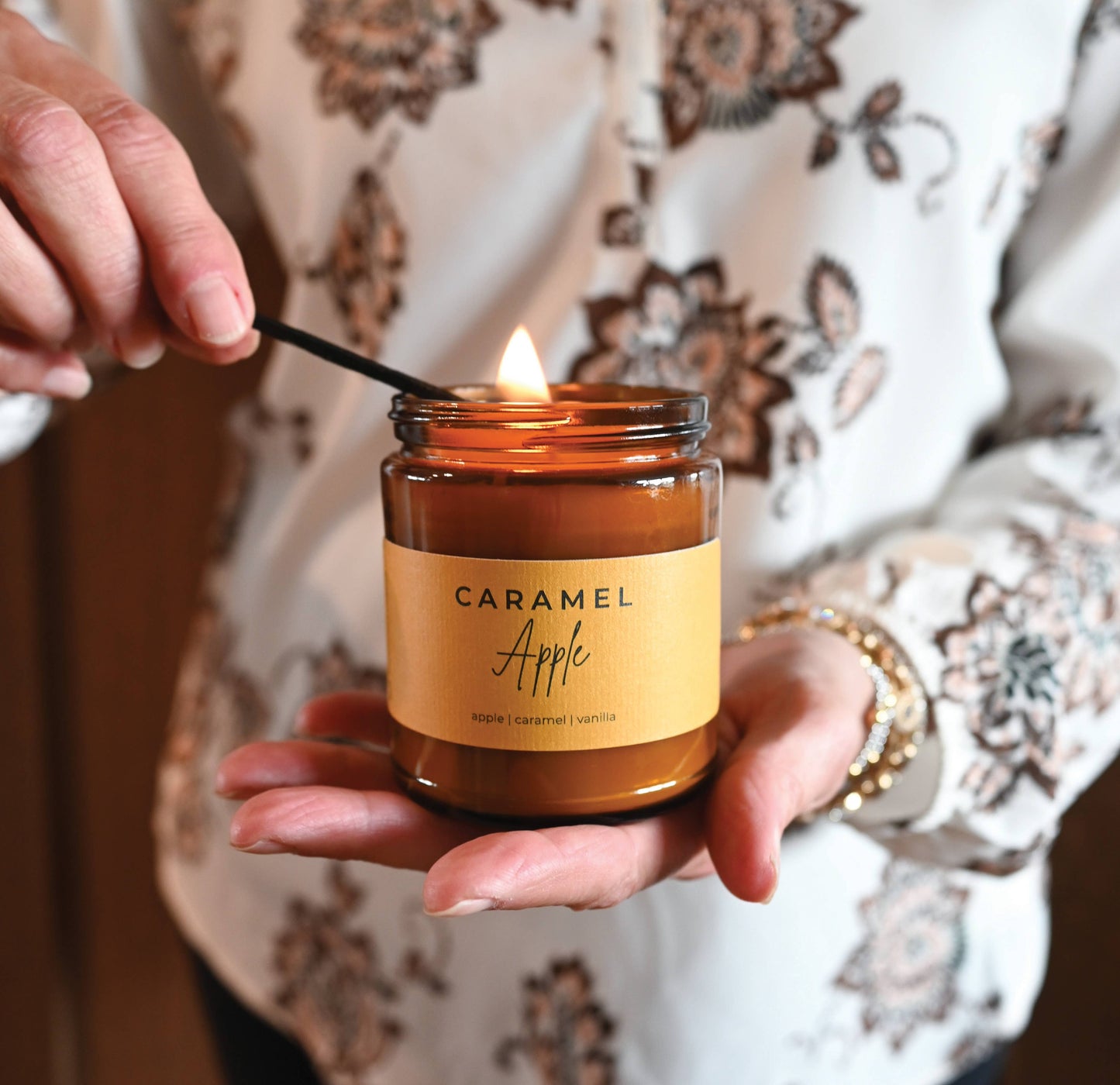 Caramel Apple Candle | 7 oz Classic Statement Candle