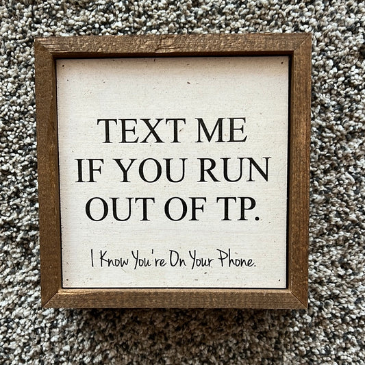 Text Me Sign