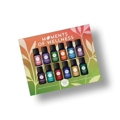 Moments of Wellness Essential Oil Set | 12 × 5ml