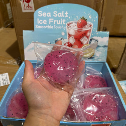 Dragon Fruit Icy Slushy Ball Squishy 12/pk | A219