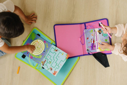Totebook Dry Erase Kids Travel Activity Kit (with stickers!)