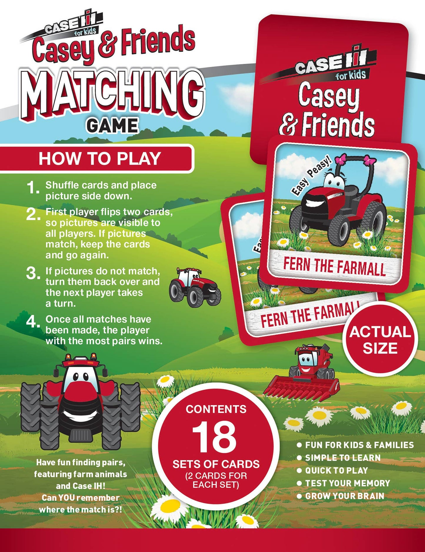 Case IH - Casey & Friends Matching Game