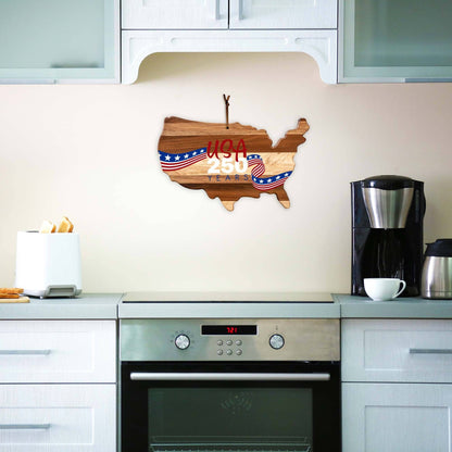 USA 250th Anniversary UV Printed USA Wood Charcuterie Board