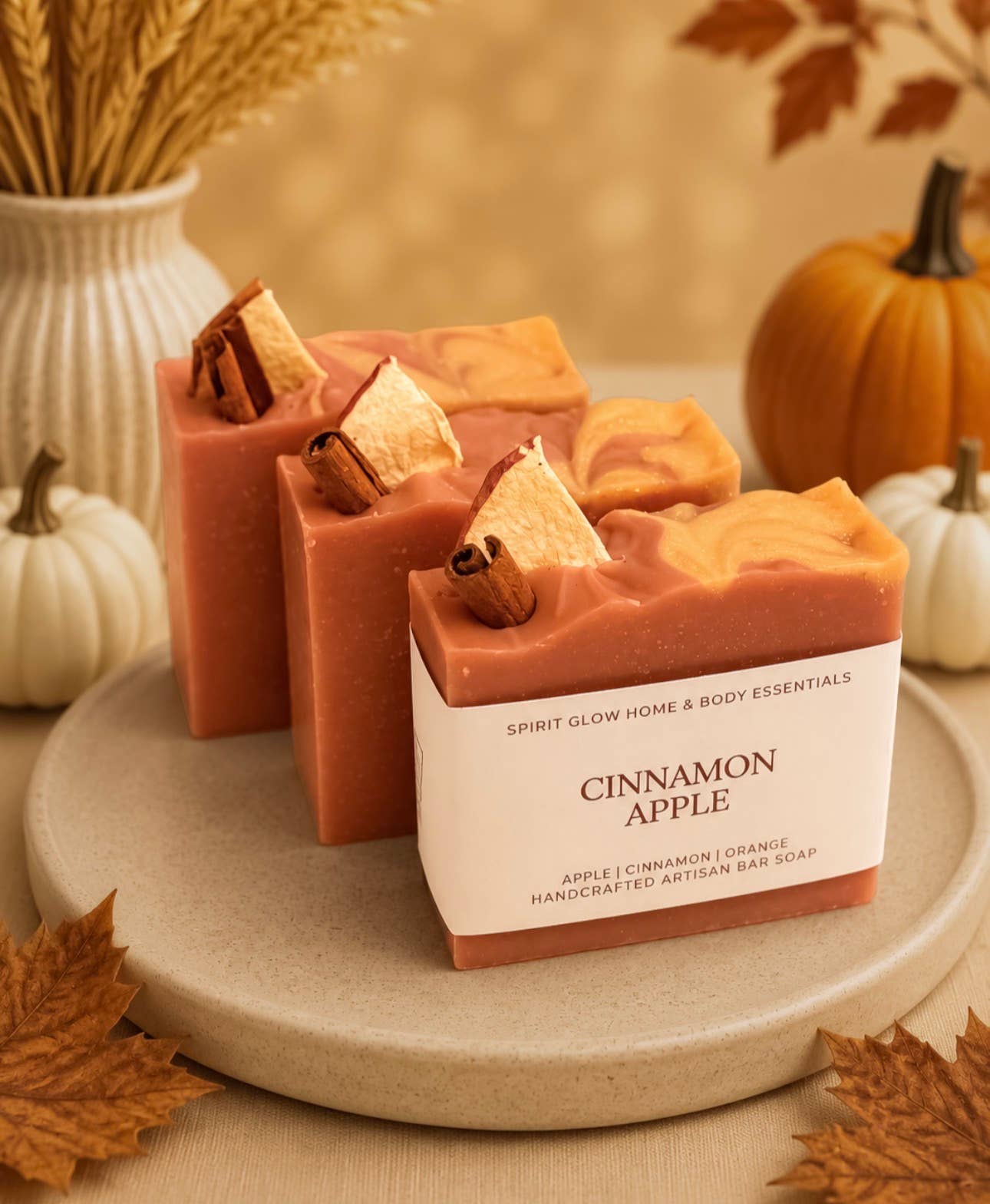 Cinnamon Apple - Handcrafted Artisan Soap Bar