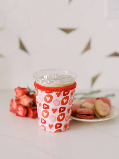 Love You Heart Drink Sleeve