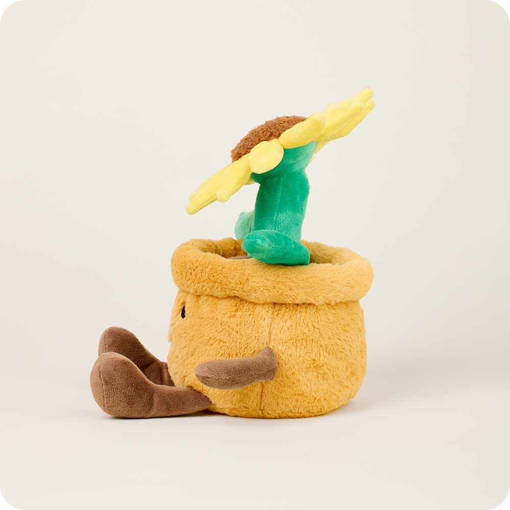 Yellow Flower Pot Warmies Plants Great for Floral Shops