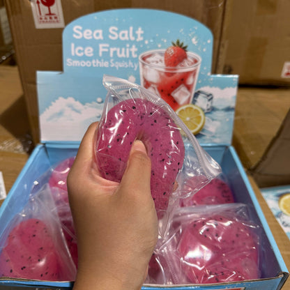 Dragon Fruit Icy Slushy Ball Squishy 12/pk | A219