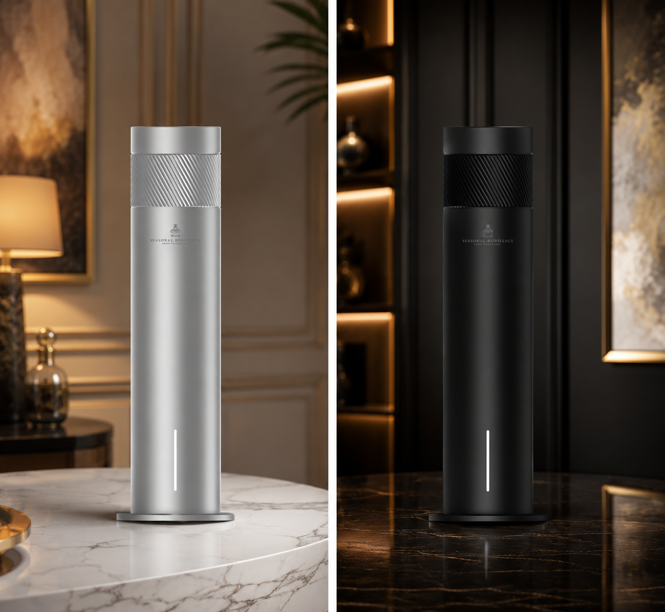 Wireless App and Remote Cylinder Luxury Diffuser 