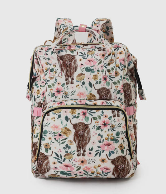 Highland Cow Diaper Bag Pre-Order