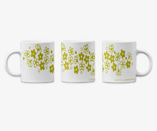 Vintage Pyrex Inspired 11oz Coffee Mugs