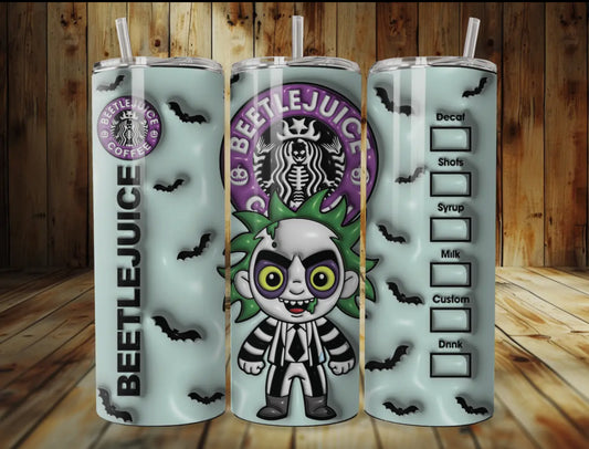 Beetlejuice 3D Tumbler