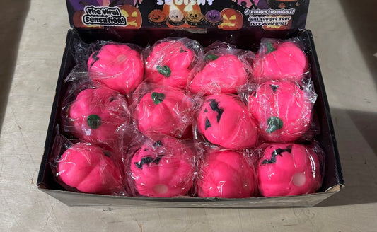 Pink Shaving Cream jack-o’-lanterns