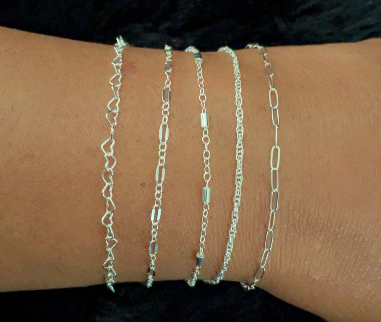 Sterling Silver Assorted Chains