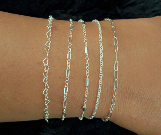 Sterling Silver Assorted Chains