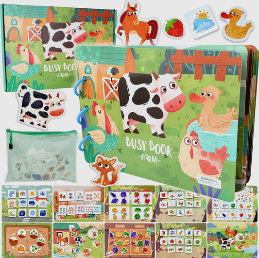 Farm Busy Book