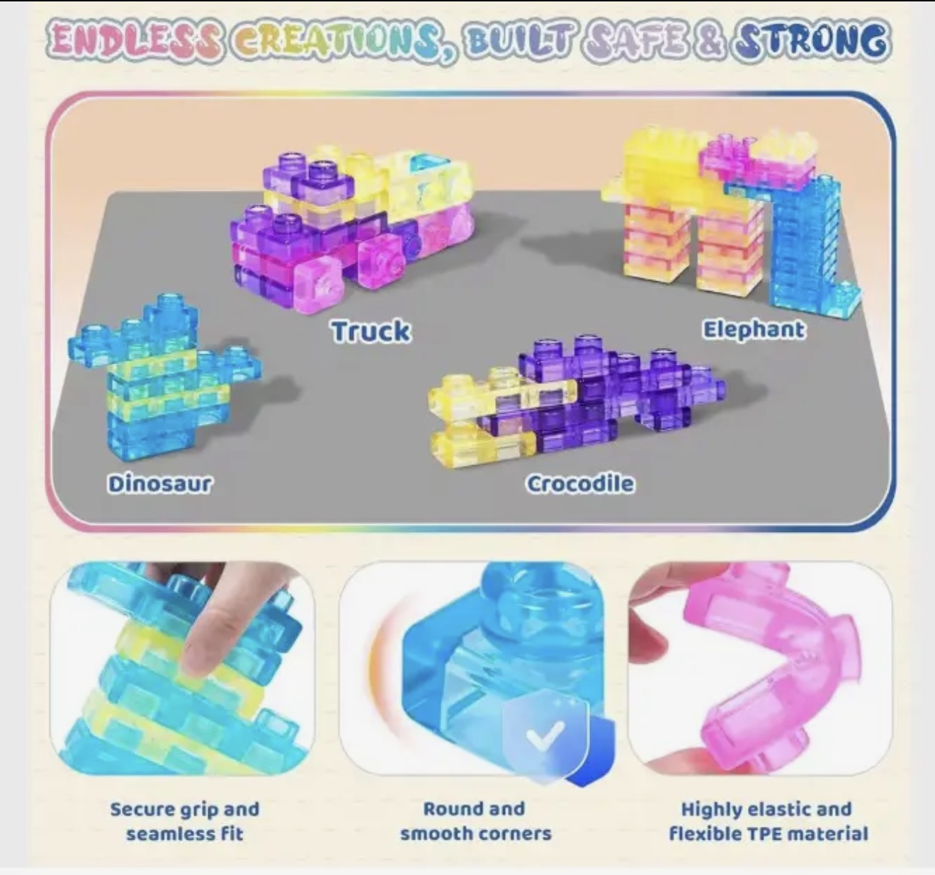 Gummy Building Blocks - Ships 7/10