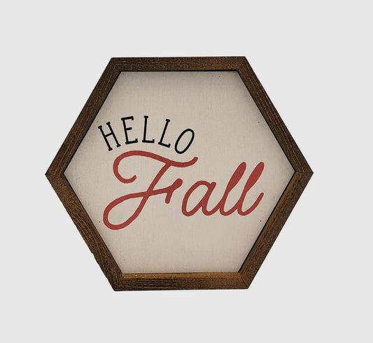 Hello Fall Sign