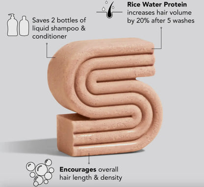 Kitsch Rice Water Solid Shampoo Bar