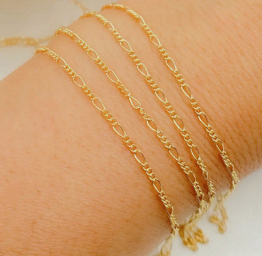 Gold Filled Figaro Chain