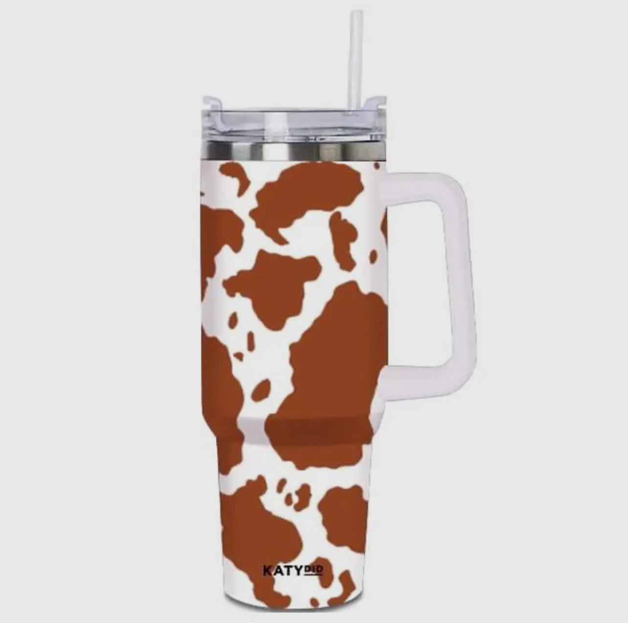 Brown Cow Print 40oz Tumbler