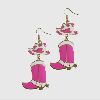 Cowgirl Boot Earrings