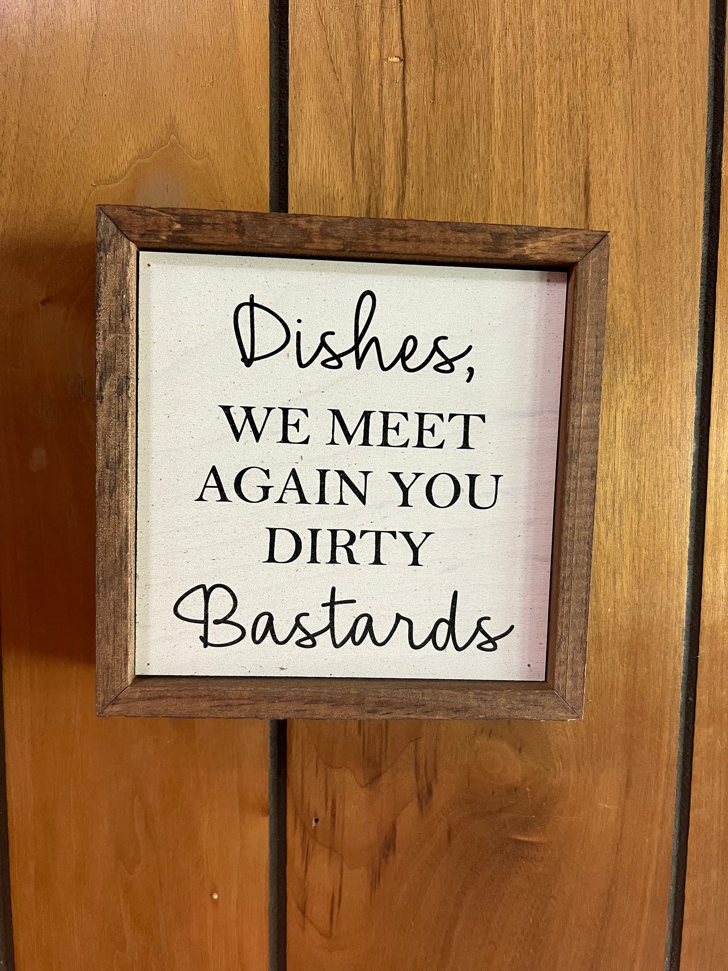 Dishes Sign