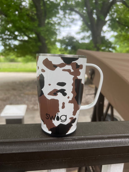 Cowhide 18oz Coffee Mug