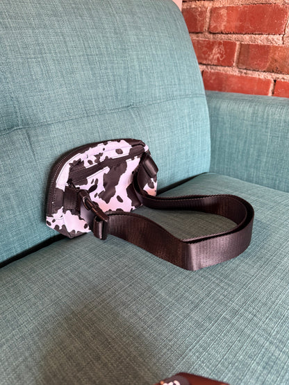 Cow Print Belt Bag