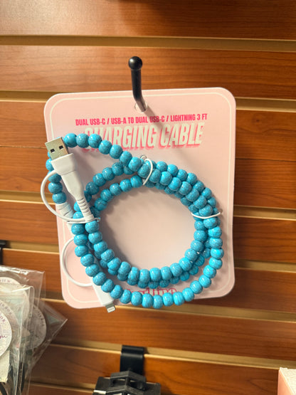 Beaded Phone Chargers
