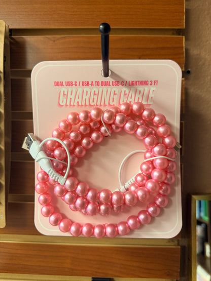 Beaded Phone Chargers