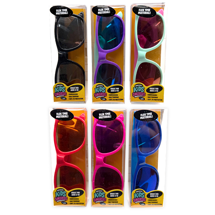 Unbreakable Kids Sunglasses Closeout Bulk Assortment